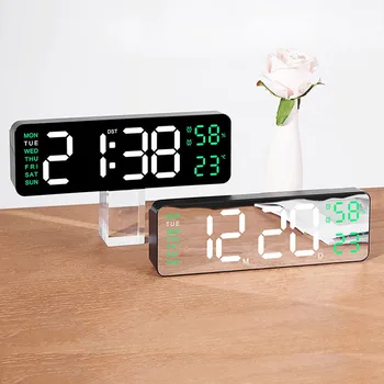 Digital LED Mirror Alarm Clock 1