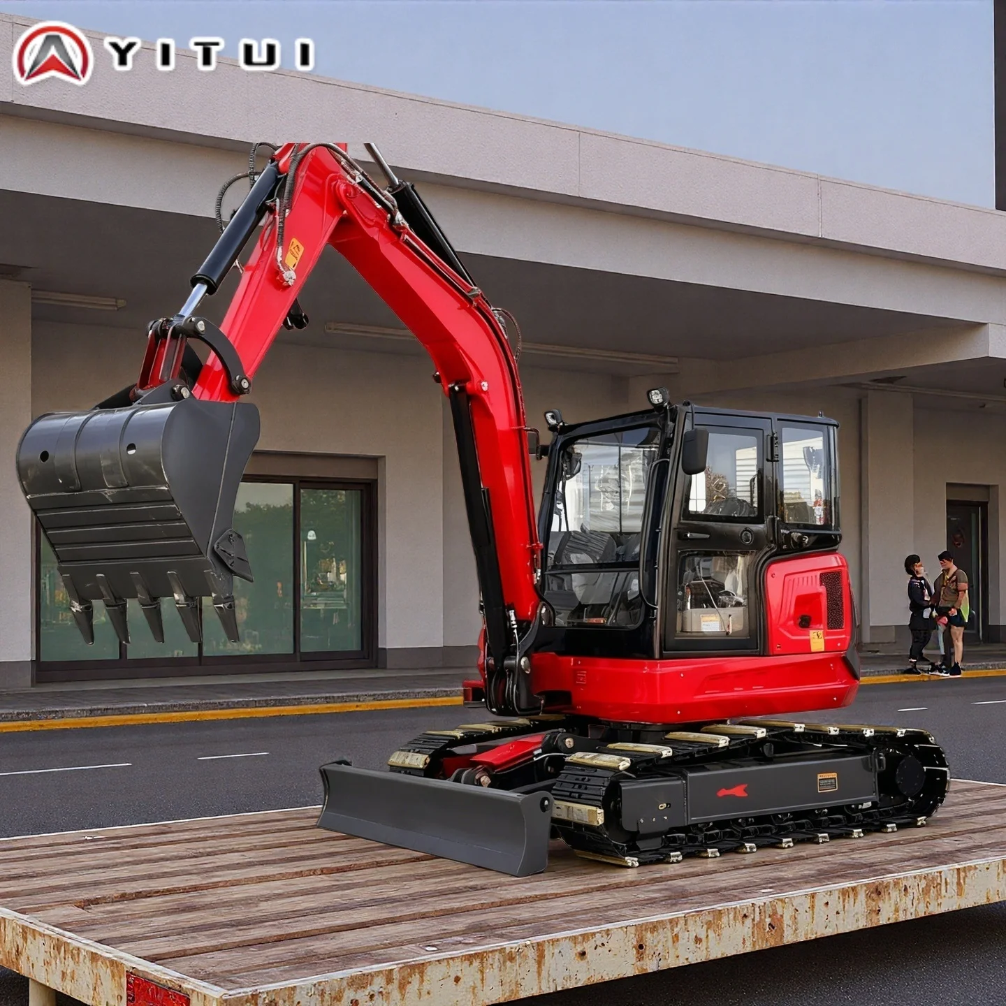 Customized Fuel-Saving Mini Excavator Durable Mini Excavator 6.5 Ton CE Certified Hydraulic Digger with Quick Coupler Attachment