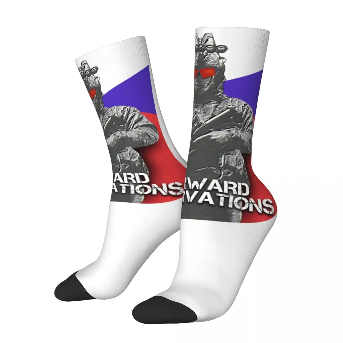 

Hip Hop Vintage Forward Observations Group Crazy Men's compression Socks Unisex Pattern Printed Funny Novelty Happy Crew Sock