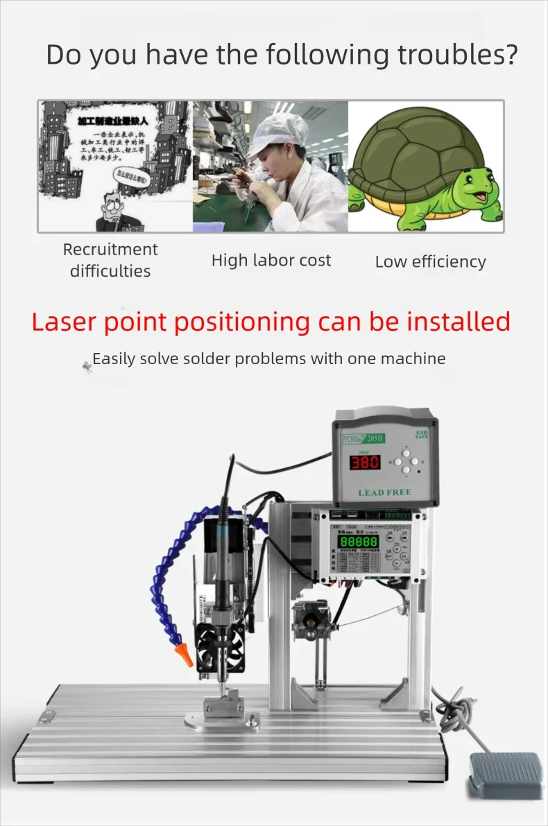 150W/200W Soldering Station USB/DB/DC/Aviation Plugs Motor Wiring Desoldering Ir
