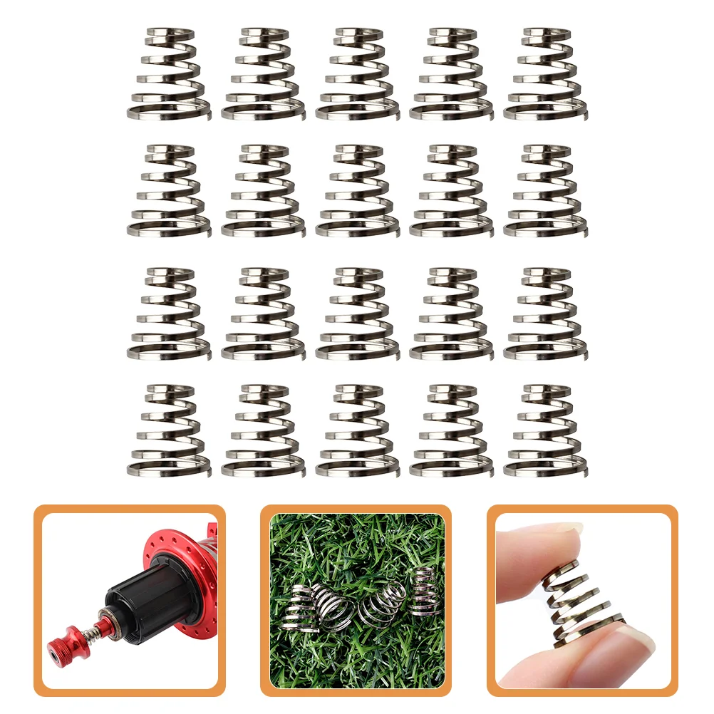 

20pcs Quick Release Skewer Springs Bike Wheel Parts Replacement Bike Quick Release Axle Spring