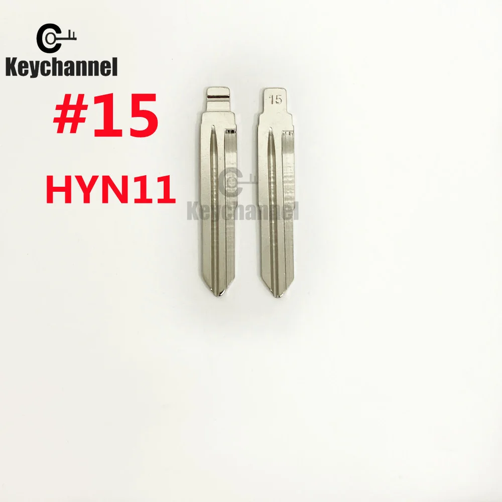 Car Key Blade 10pcs #13 #129 #130 TOY40/TOY48/HYN14/HYN15/HYN17/KIA7 Blank For Hyundai Elantra Verna For Kia RIO Ceed Flip Key car key