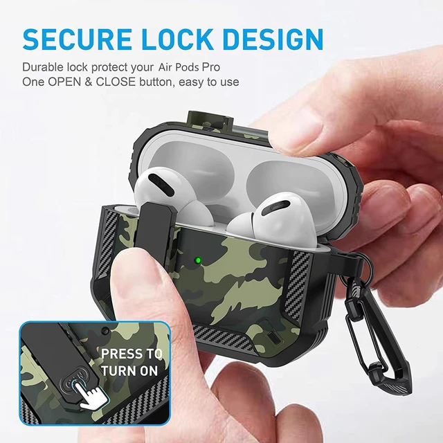 For AirPods Pro 2 Pro2 Case Locking Camo Print Cover for AirPods Pro 3 2 1  Pro 2nd 3rd Gen Air Pods Pro Case Funda Earphone Capa - AliExpress