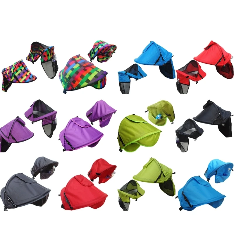 

Waterproof Rainproof Cover Stroller Shade Cover Sunproof UPF50+ Canopys N1HB