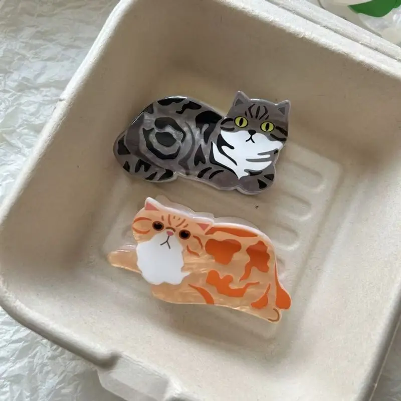 Cute Cat Hairpin Set