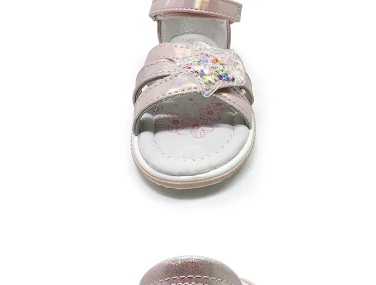 FLAMINGO 2022 Summer Kinder Sandalen Hook& Loop Flat Arched Design Chlid Casual Princess Shoes Size 26-31 For Girls 221S-Z6-2766 girl princess shoes