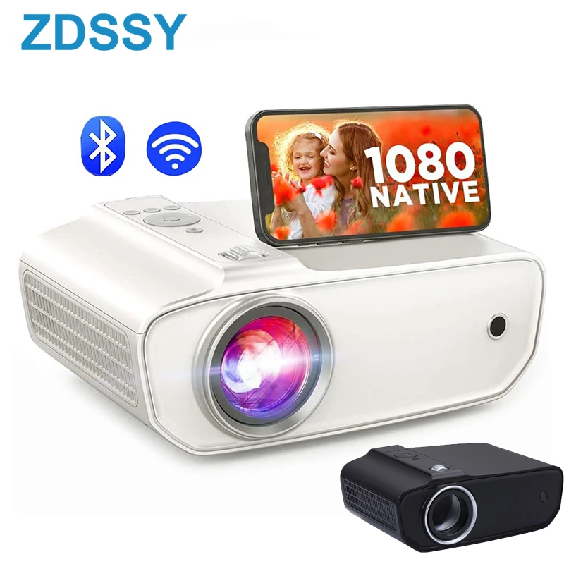 ZDSSY P69 Portable Mini Projector Movies With WiFi Bluetooth Native