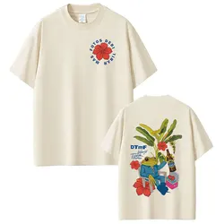 Men's Vintage Hip Hop Streetwear T - Shirt - XXXL (Beige)