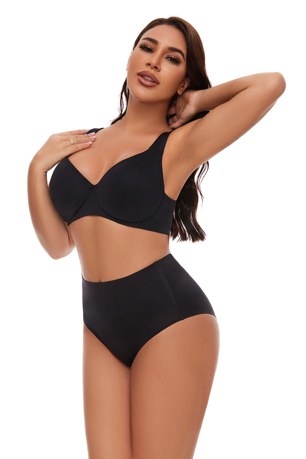 Plus Size Underwire Minimizer Bra - Seamless Full Coverage Comfort