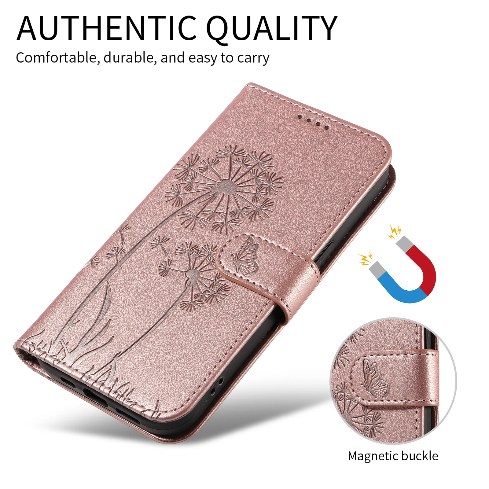 Leather Wallet Phone Case - Stylish and Durable Protection