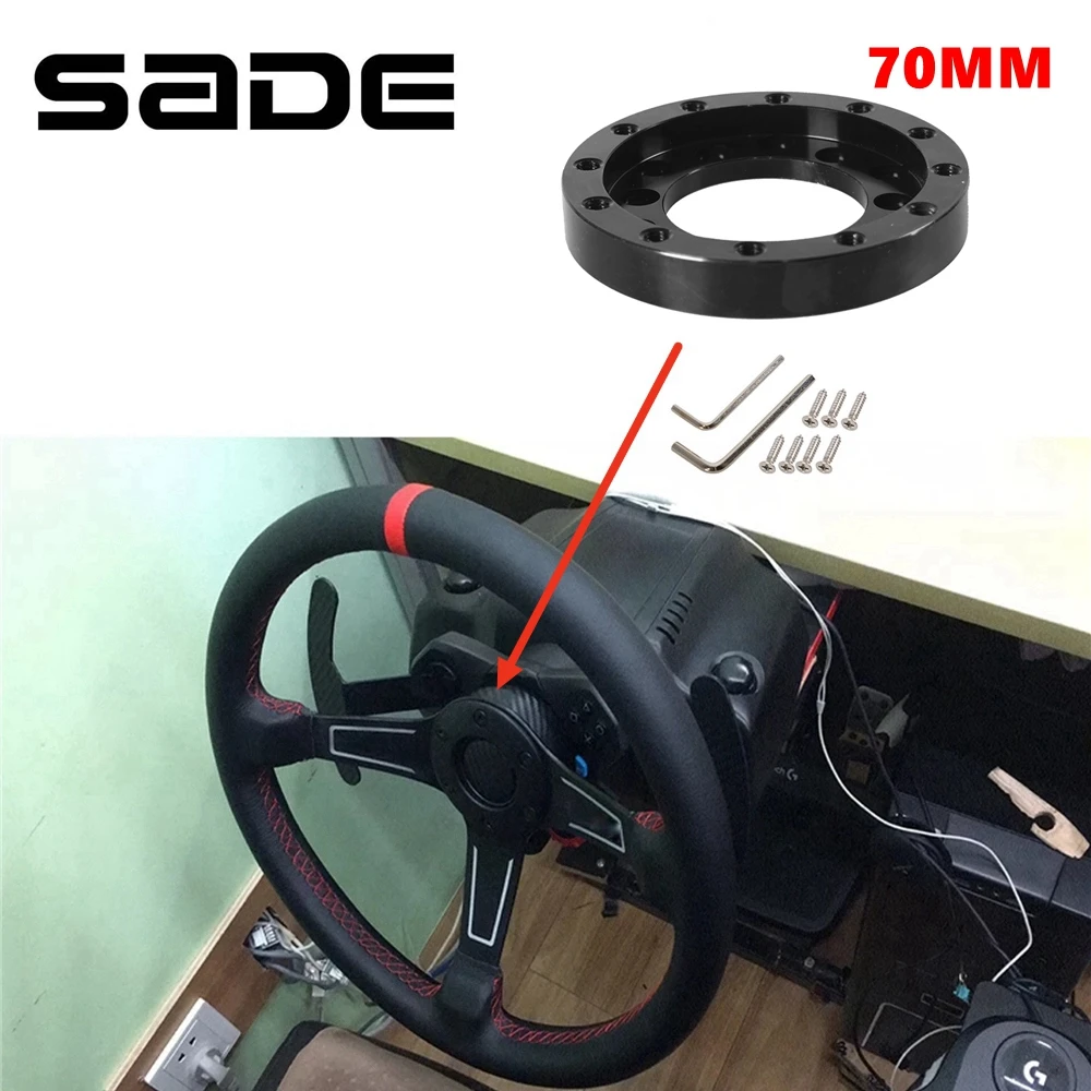 Para logitech g25 g27 73mm placa adaptador de volante compatível com 13  14 volante pcd corrida carro modificação do jogo - AliExpress