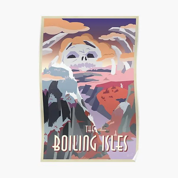 

Visit The Boiling Isles The Boiling Is Poster Decor Funny Vintage Print Modern Wall Mural Home Picture Decoration No Frame