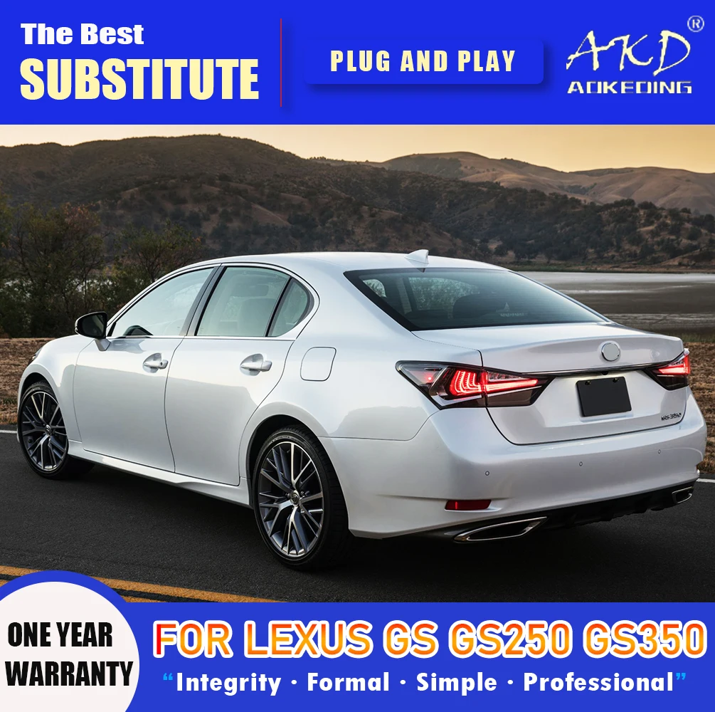 AKD Tail Lamp for Lexus GS GS250 GS350 LED Tail Light 2013