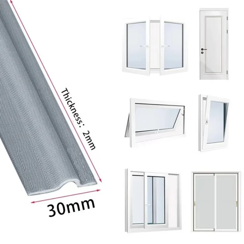 Sealing Strip Door Seal Strip Window Seal Strip Sealing Tape Rubber Seal Strip Rubber Door Weatherstripping Door Weatherstripping 40M Soundproof Foam Window Weatherproof Sliding Door Window Windproof Soundproof Door Bottom Sealing Gap Filler