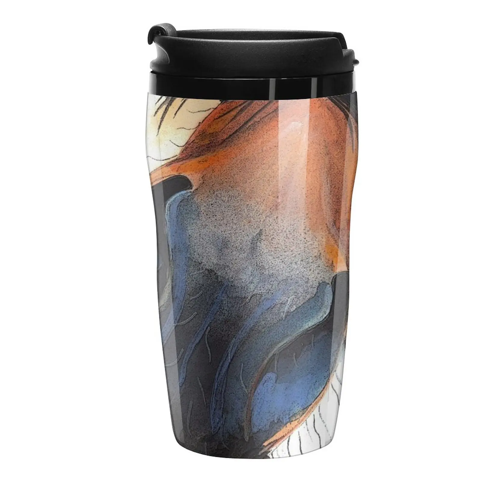 

New HORSE PRiNT 'HAPPY DAVE' BY SHIRLEY MACARTHUR Travel Coffee Mug Espresso Shot Nespresso Cup Teaware Cafes