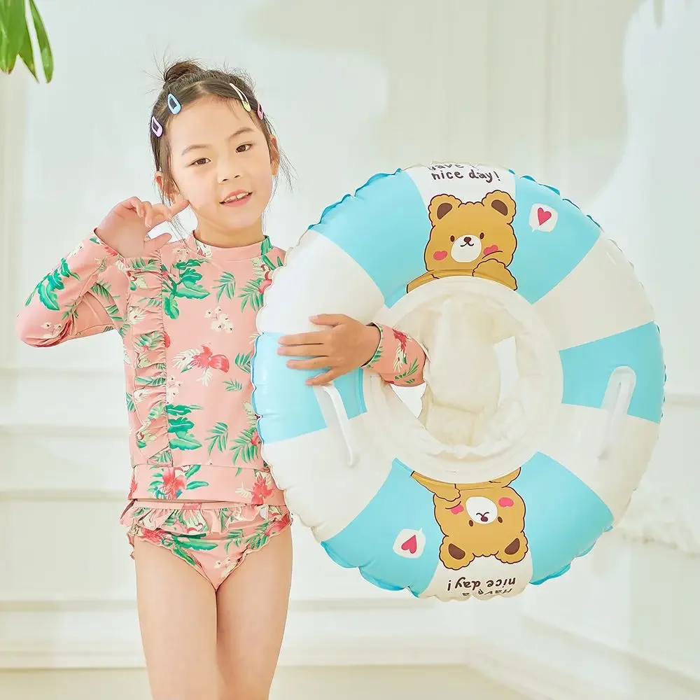 Thickened Dinosaur Shaped Swimming Ring for Infants And Toddlers Sponge Underwear Pocket Danish Style Seat Circle Water Toy