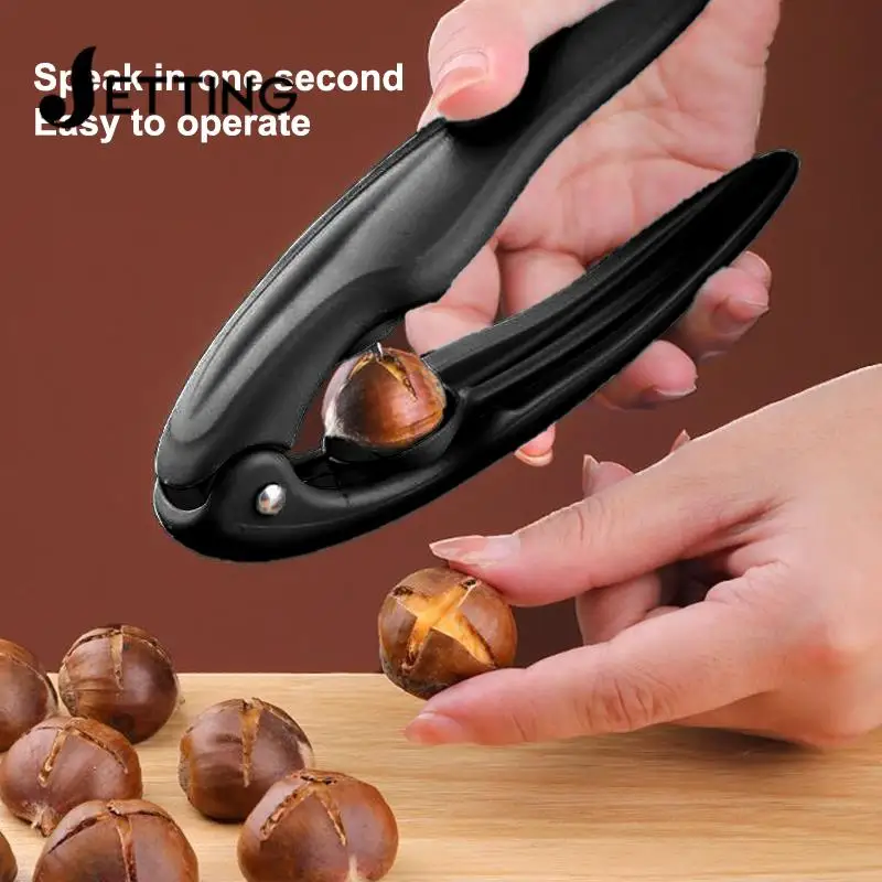 

Chestnut Clip Nutcracker Opener Nuts Peeler Shelling Walnut Cracker Sheller Kitchen Pliers Accessories