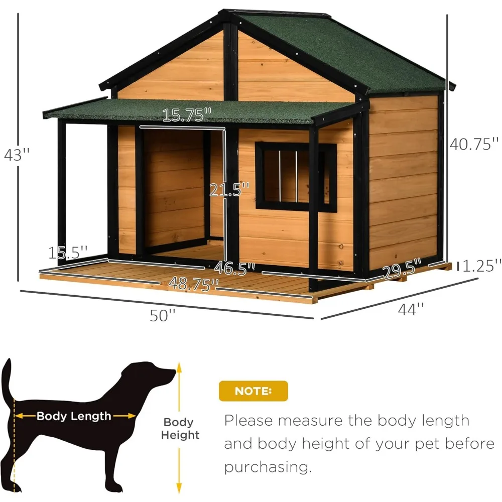 Outdoor Dog House Cabin Style 5