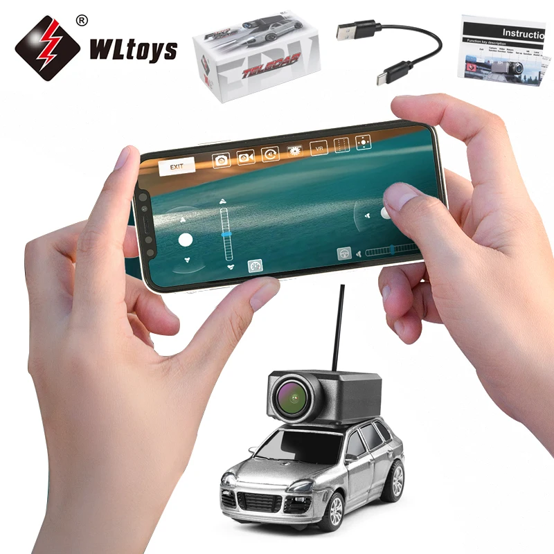 Mini RC Cars 1:64 Scale with 720P FPV Camera Wifi Control