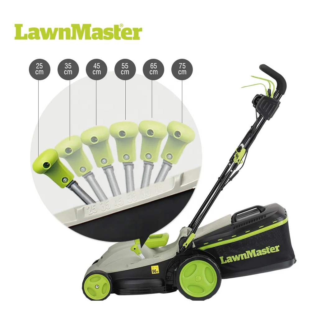 LawnMaster 2in1 Mulch Selfpropelled Cutting Positions Professional