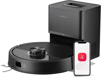 Advanced Robot Vacuum and Mop with Self-Emptying, 10000Pa Suction, Anti-Tangle for Pets & Carpets, LiDAR Navigation, App Control 1