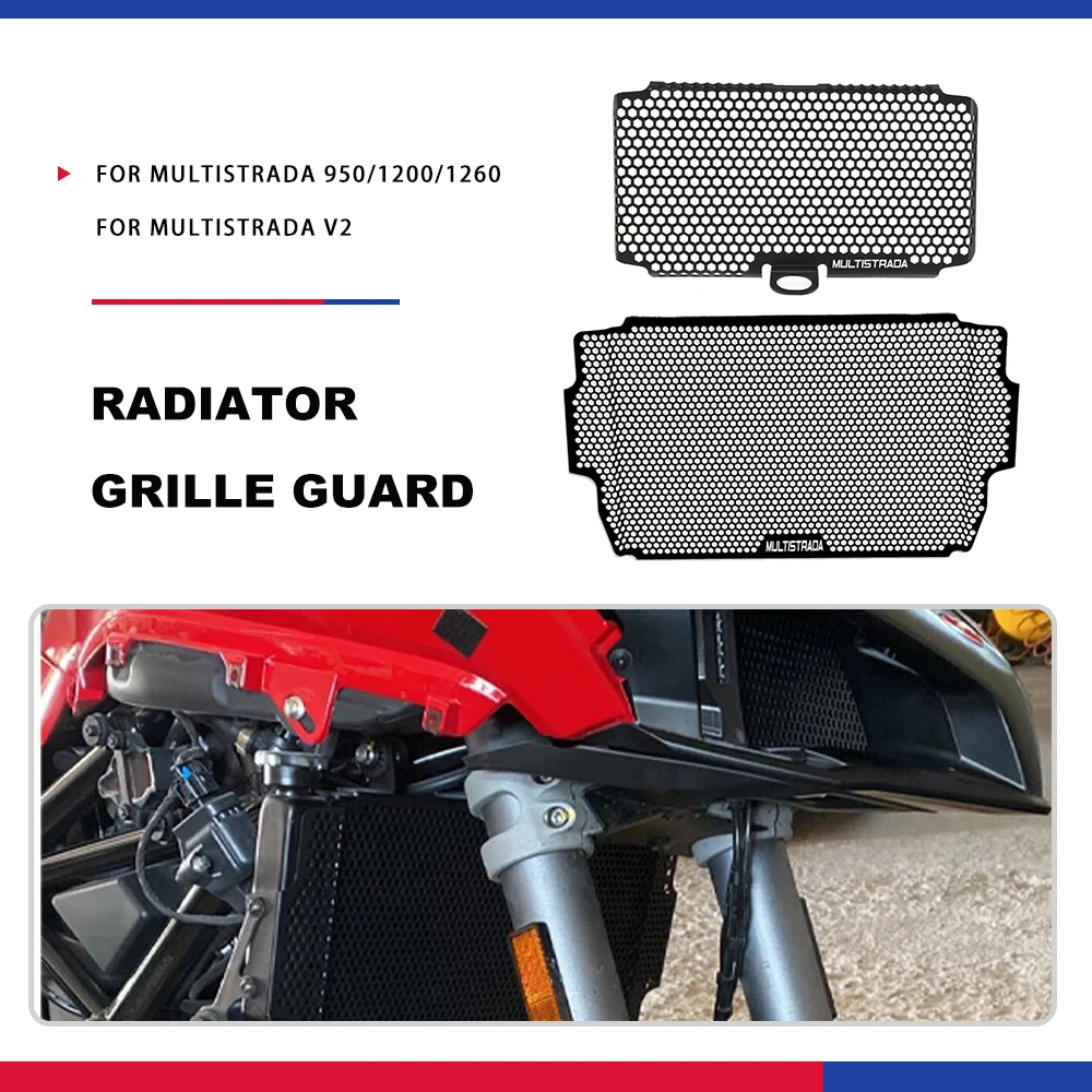 Accessori Protezione Radiatore Protezione Griglia Copertura Per Ducati Multistrada 950 1260 1200 Enduro Pro S D Pikes Peak Oil Cooler Guard