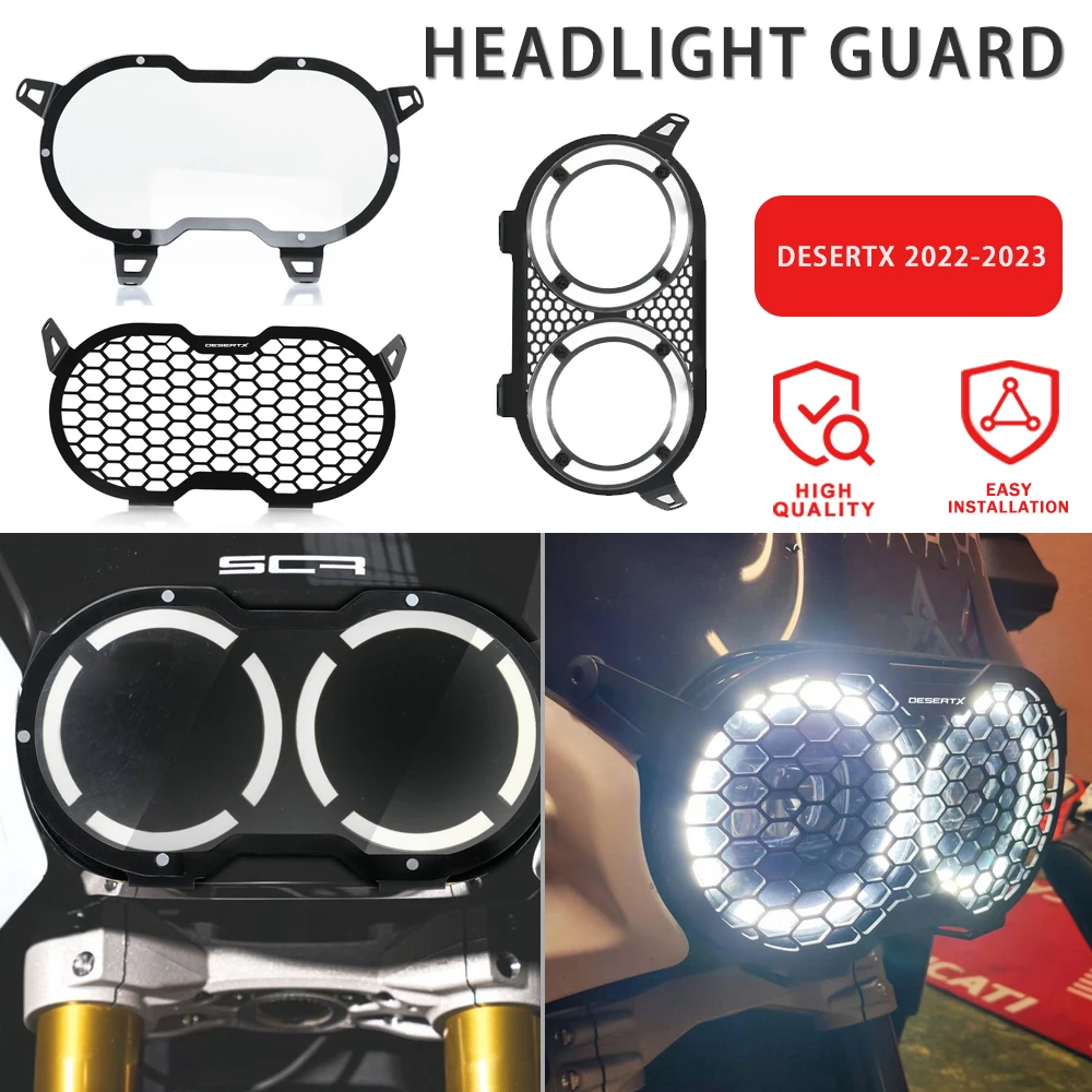 Accessori Moto Protezione Faro Griglia Copertura Luce Protezione Protettiva Per Ducati Desert-X Desertx Desert X 2022 2023