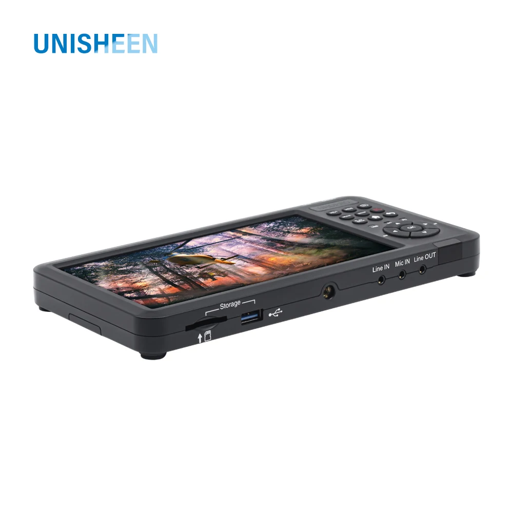 유니쉰 UR500 PIP POP PMP 4K60 2채널 HDMI 7인치 디지털 비디오 레코더