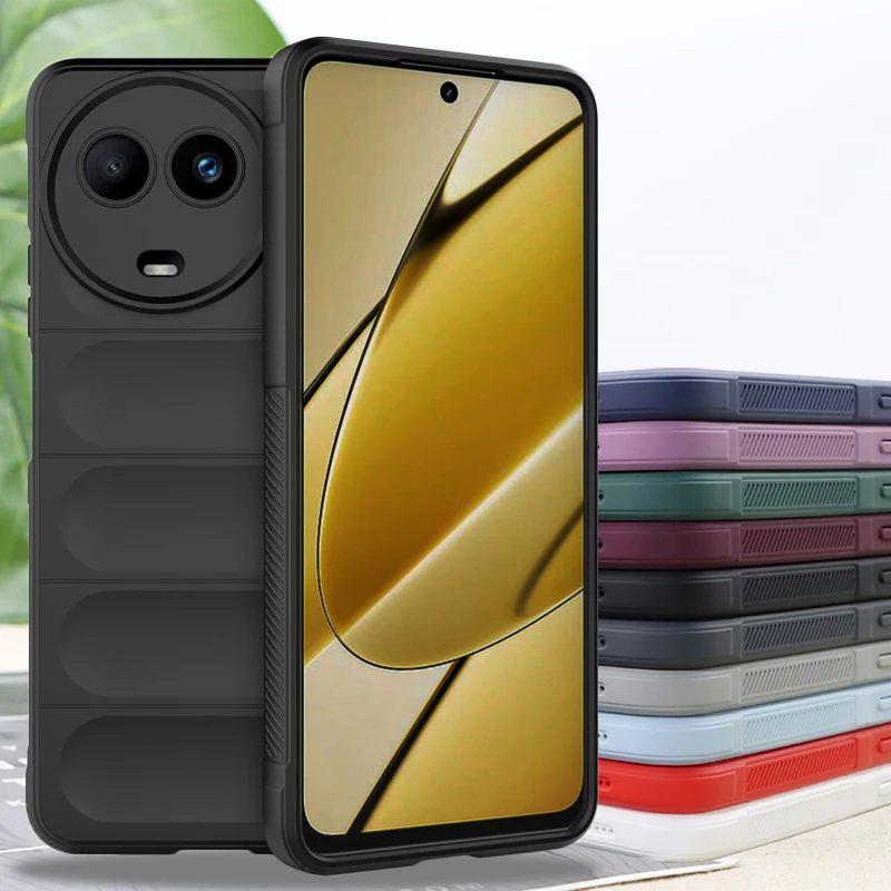 Per Realme C67 5G Custodia Realme C67 5G Cover Skin-Friendy Smooth Tpu Cover Posteriore Protettiva In Silicone Antiurto Realme C67 5G