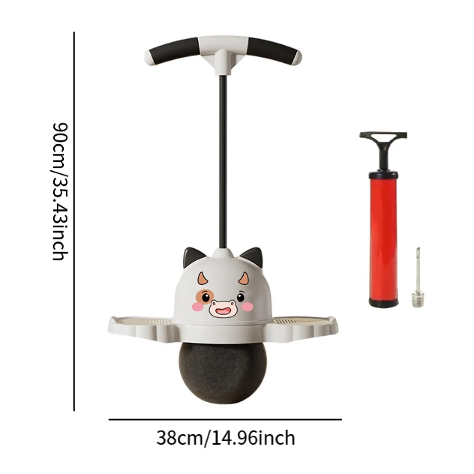 Tiger Pogo Ball with Handle Kids for Outdoor Exercise Balance Ability Sports