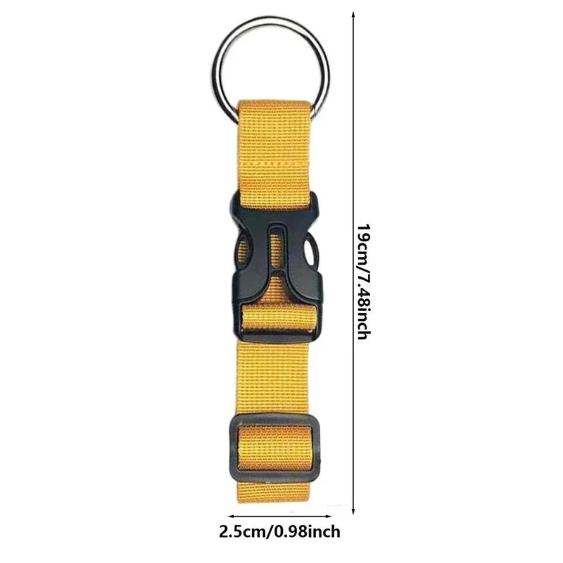 Luggage hanging buckle 1PCS Backbin Belt Buckle Luggage Band Multifunctional Backpack Nylon Hanging Buckle Portable Suitcase Hook Hanging
