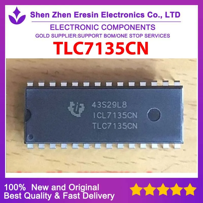 

Бесплатная доставка, 5 шт./лот TLC7135CN DIP28, новый и оригинальный