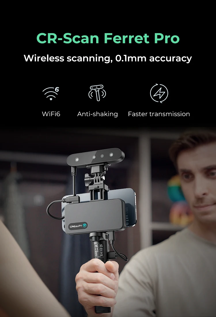 CREALITY CR-Scan Ferret Pro 3Dスキャナー Amazon.co.jp: Creality 3Dスキャナー CR-Scan Ferret Pro 3D