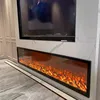 Freestanding Free Shipping To Door 60Inch Tv Stand Fire place Insert Electric Fireplace With Heater 3