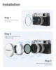 Freewell New Style Fujifilm 2-in-1 Macro Wide Angle Lens,1.5x Telephoto Lens,CPL/GMIST Filter for Fuji X100VI and X100V Cameras 6