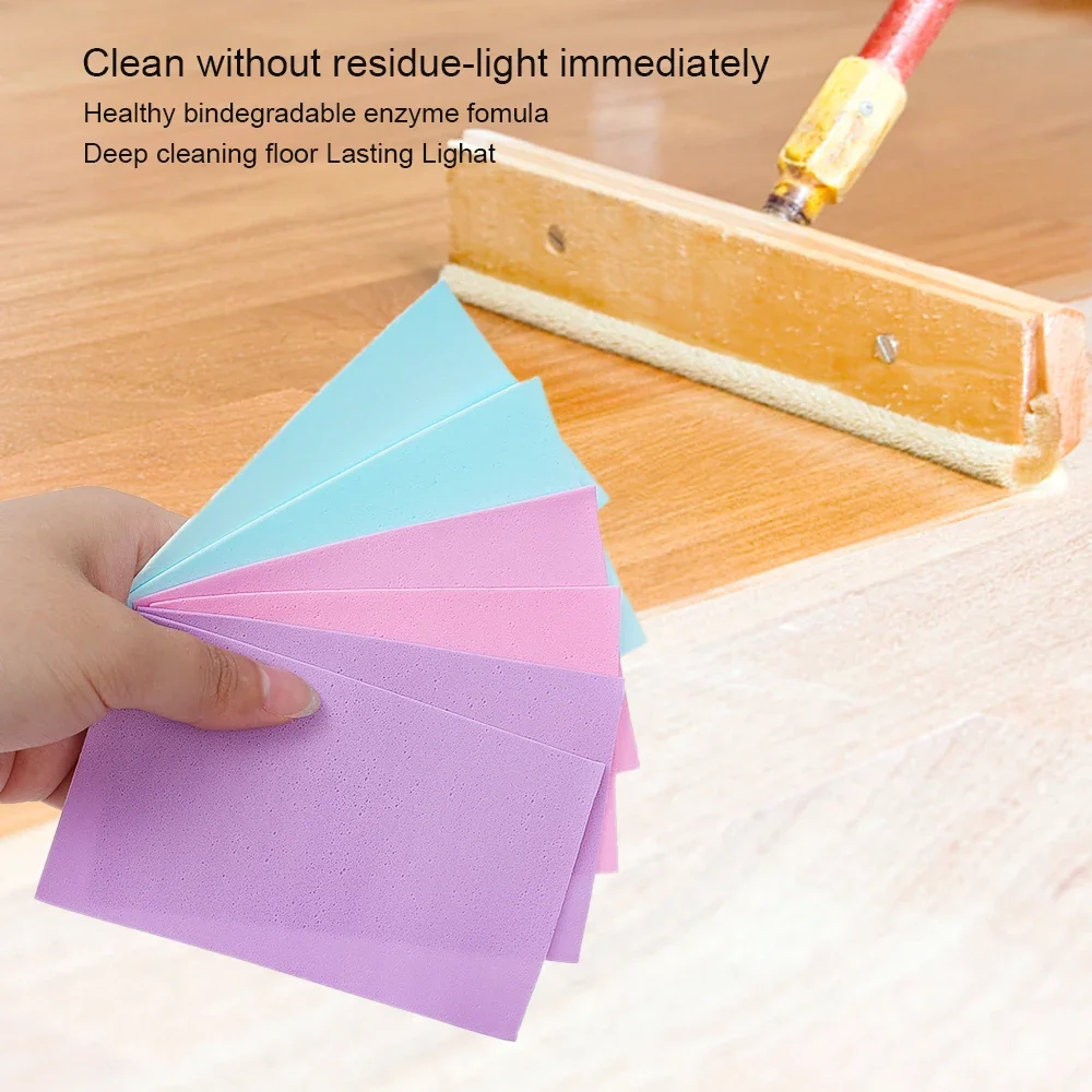 Floor Cleaner Sheet Mopping Floor Ceramic Tile Cleaning Tablet Household Hygiene Toilet Deodorant Yellow Dirt Cleaning Tools Floor Cleaner Sheets Floor Cleaner