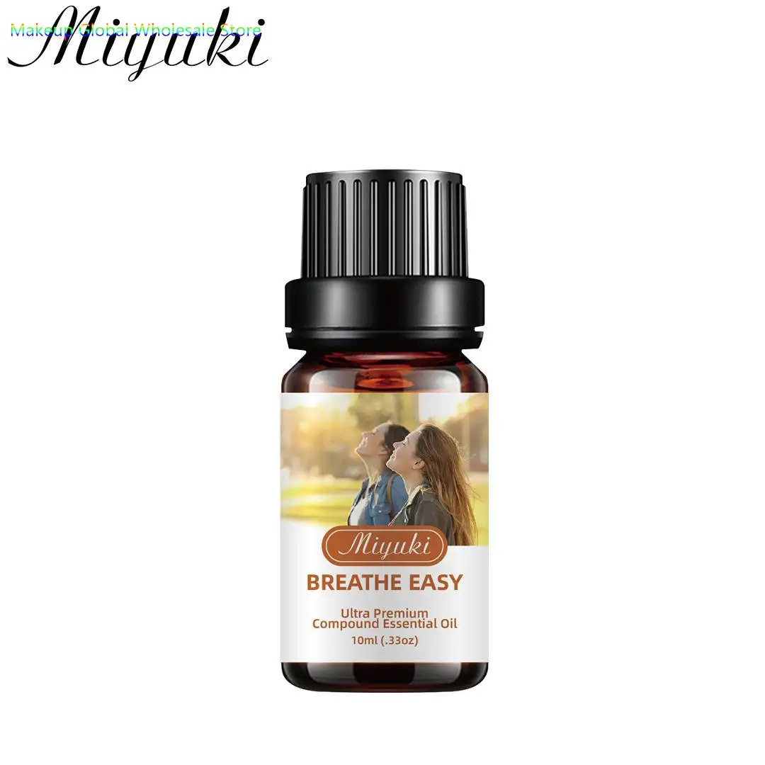 3Pcs*10ml Breathe Easy Ultra Premium Compound Essential Oil Smooth Breathing Oil Refreshing Nasal Breathing Conditioning