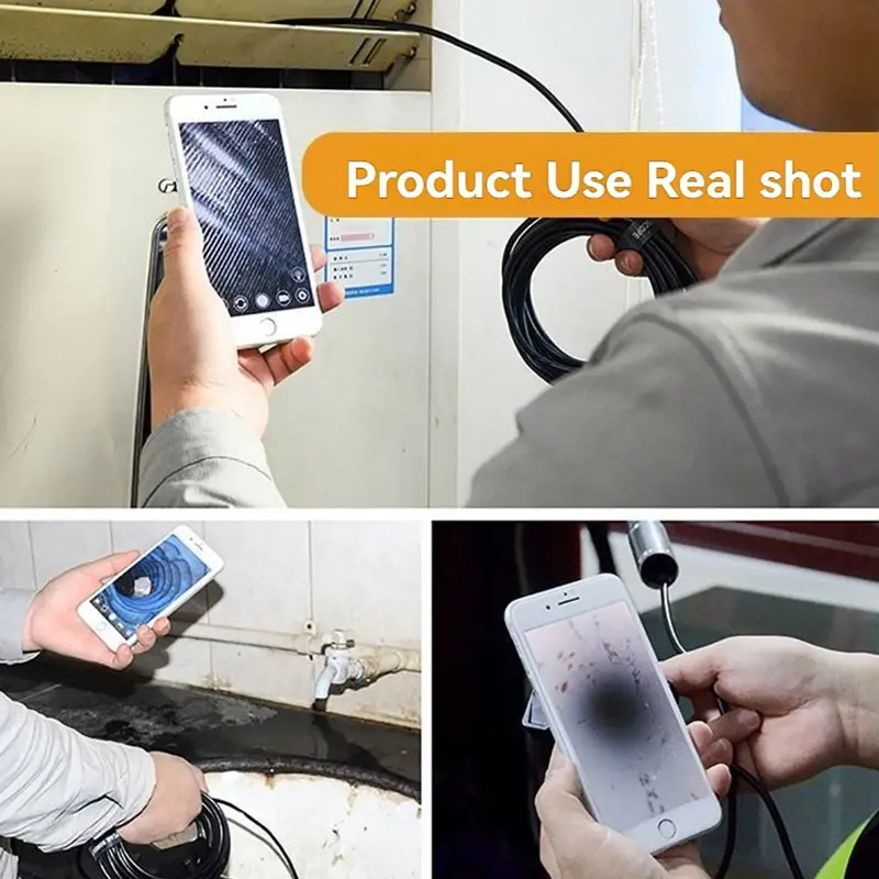 5.5/8MM TYPE-C Android Endoscope Camera IP67 Waterproof 6 LED Adjustable  Borescope Mini Camera for Pipeline Inspection - Image 6