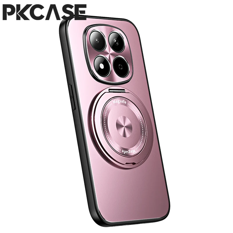 PKCASE 360° Rotating Magnetic Bracket Case with Matte Lens Protective Cover