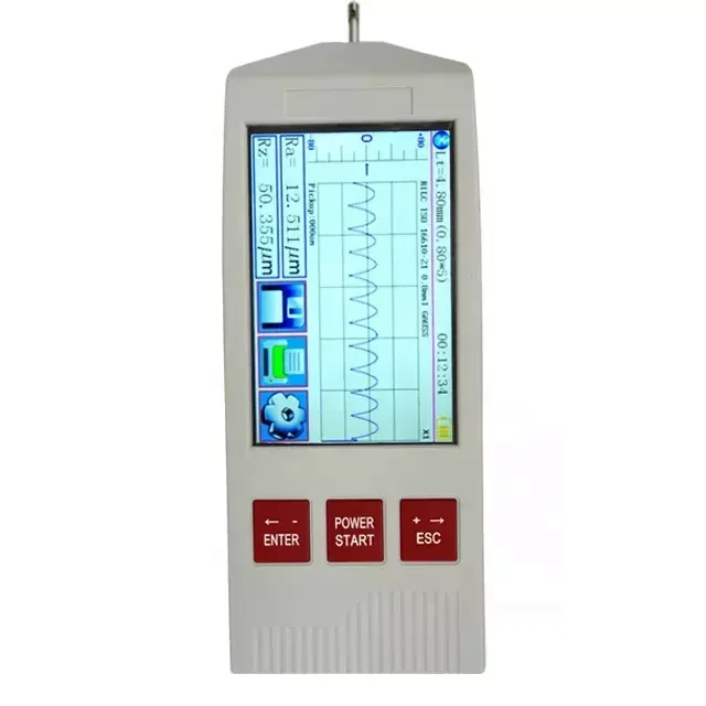 YYHC-Portable Surface Roughness Tester surface roughometer Diamond Probe Profilometer 4