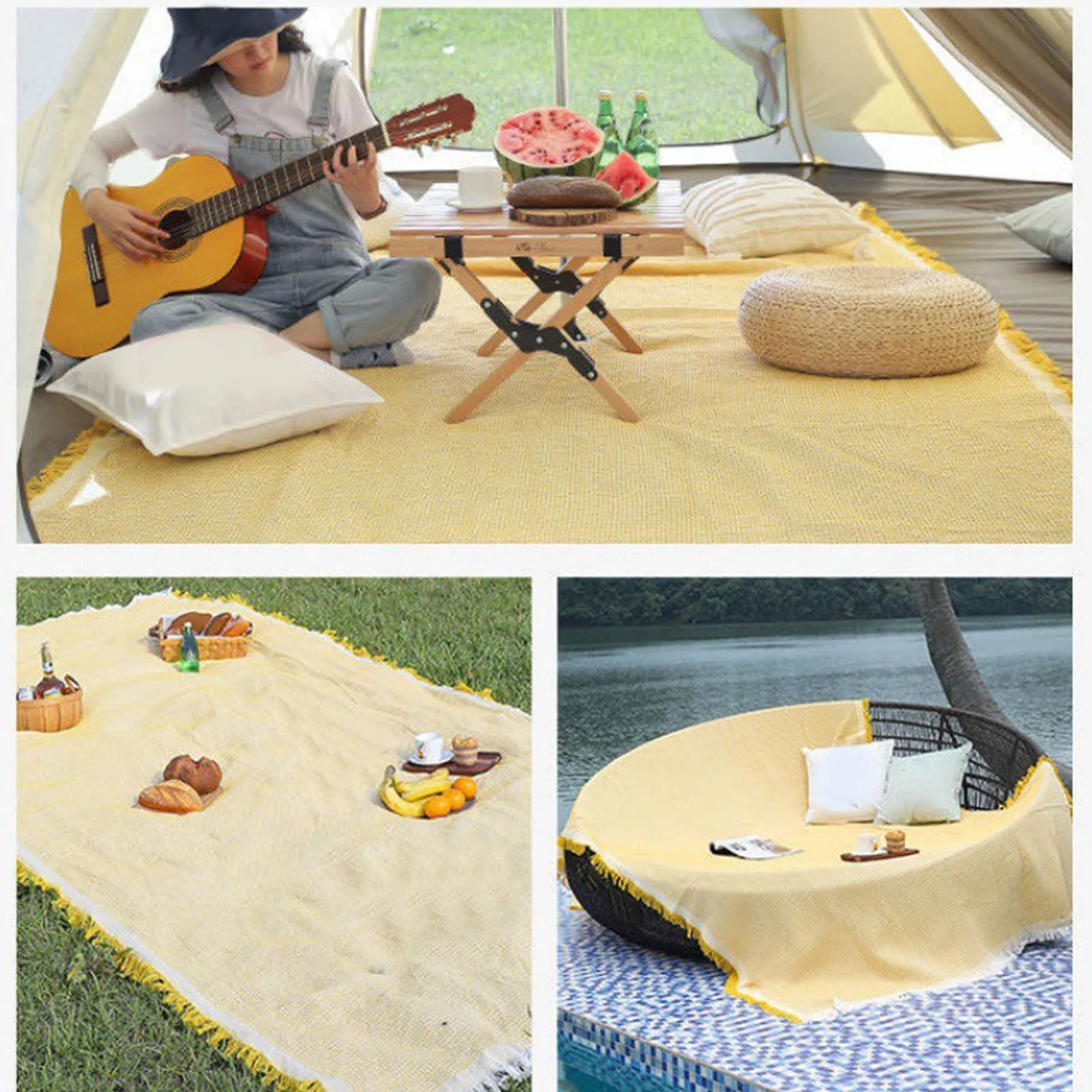 White Yellow Couch Cover Soft Anti Slip Comfortable Dustproof Protective Stylish Sofa Covers For Living Room
