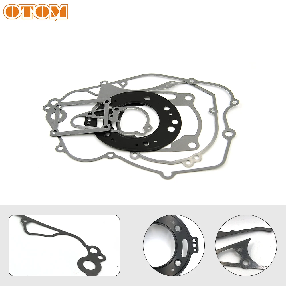 

OTOM Motorcycle Full Machine Pad Complete Gasket Kit Cylinder Standard Parts For YAMAHA DT230 MT250 Two Impulse Engine Accessory