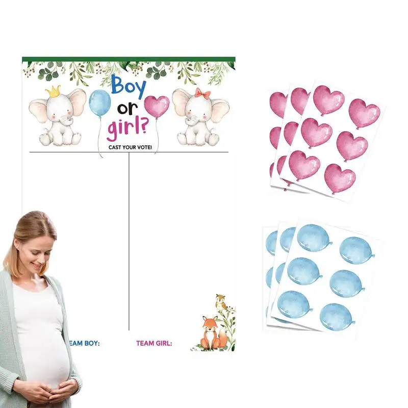 

Gender Reveal Board Games He Or She Gender Reveal Poster Cast Your Vote Guessing Game Gender Reveal Party Centerpieces