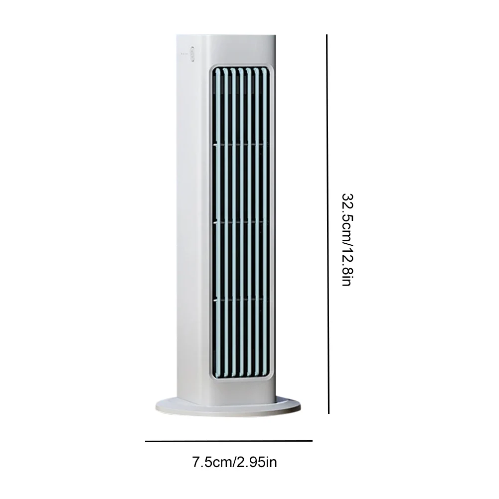 Ventilateur de climatiseur sans feuilles, 3 modes, refroidisseur d'air sans lame, ventilateur sur pied de bureau LED pour chambre à coucher, salon, salle de bain 6