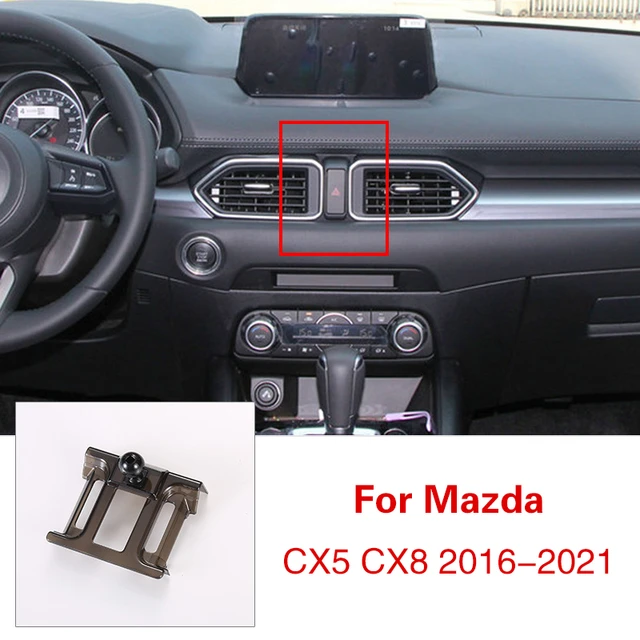 Magsafe Auto Telefon Halter für Mazda 3 Axela CX4 CX5 CX8 2022 GPS Stehen  Drahtlose Lade Auto Zelle Unterstützung für iphone 12 13 Pro - AliExpress