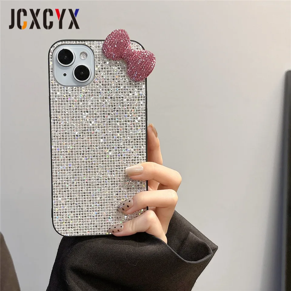 Custodia Per Iphone 14 Pro - Fiocco Di Cuori Alla Moda + Vetro