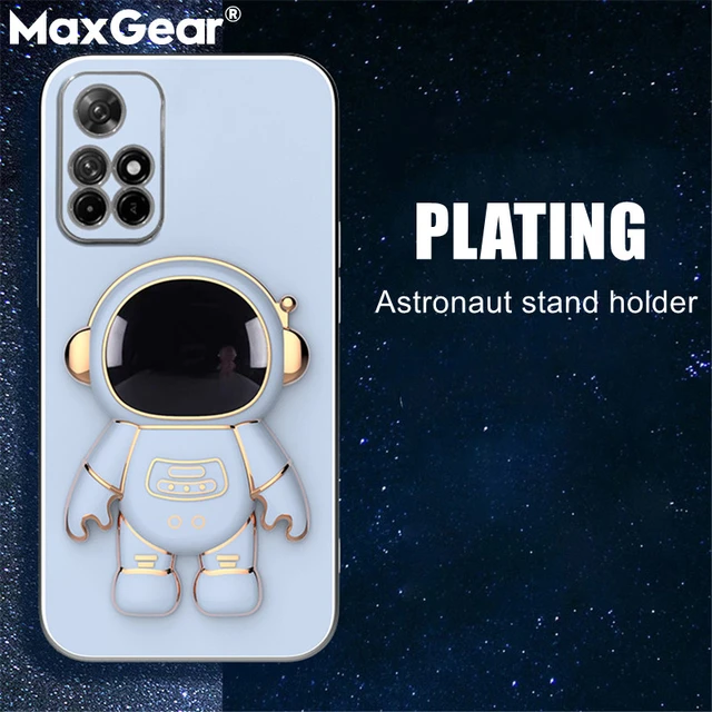 Astronaut Stand Holder Phone Case For Redmi 10C Case Camera Protector  Silicon Cover For Xiaomi Redmi