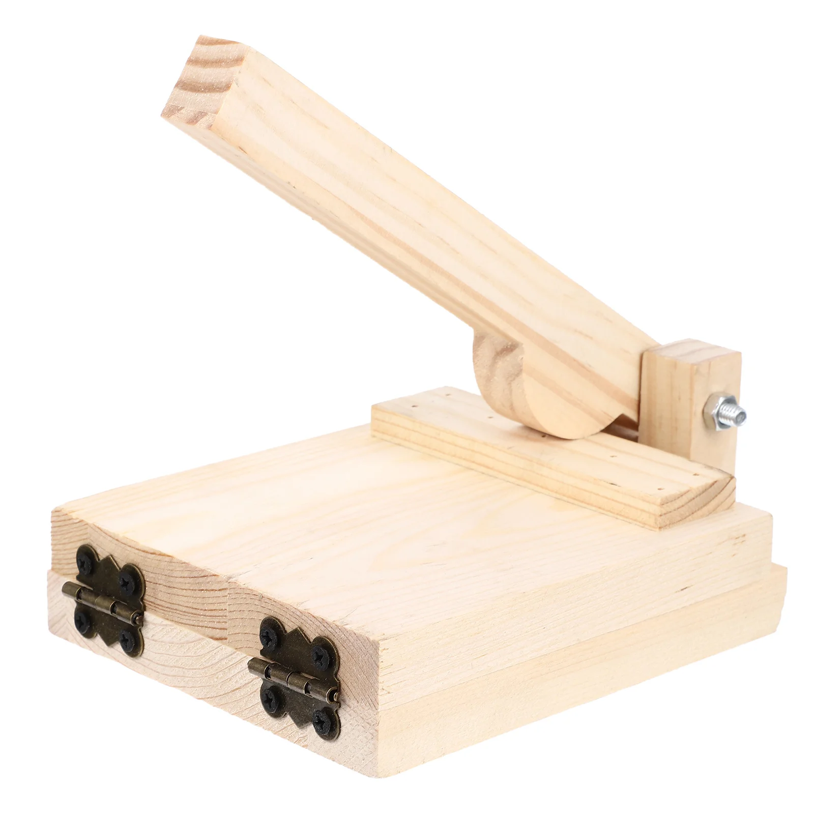 Dumpling Press Dough Tortilla Presser Maker Wooden Wrapper Skin Wood Tool Roller Pressing Empanada M