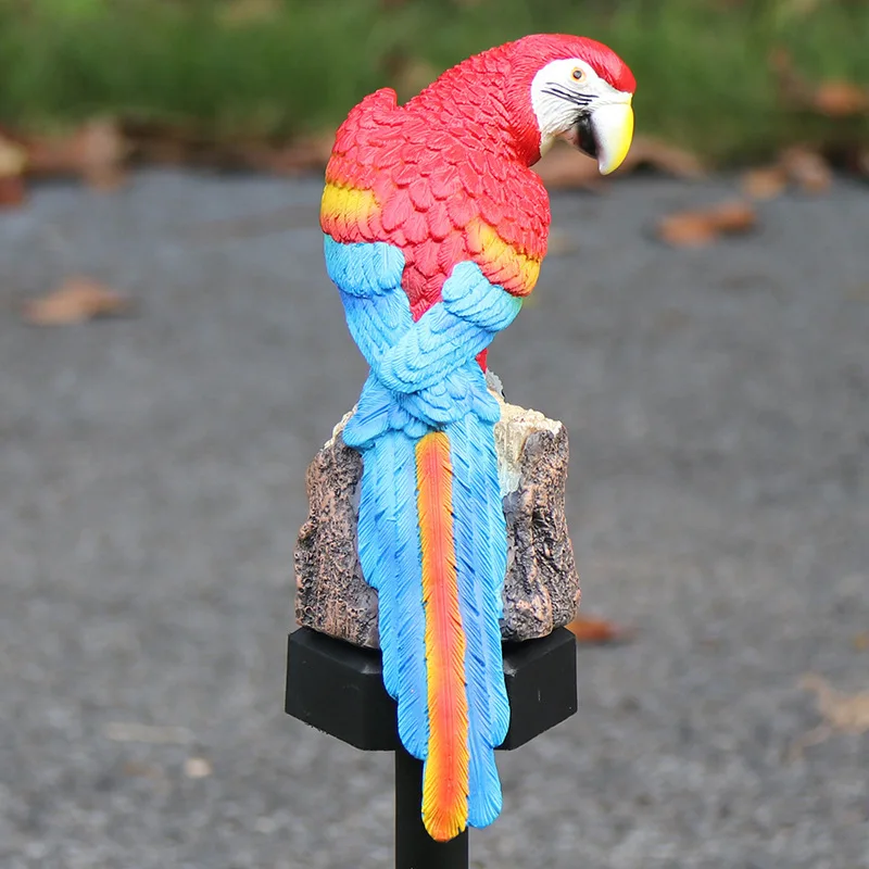 1pc LED Solar Parrot Lawn Light Solar Fairy Lights Outdoor Kerst Decoratie Christmas Lights Wedding Decorations Solar Lights