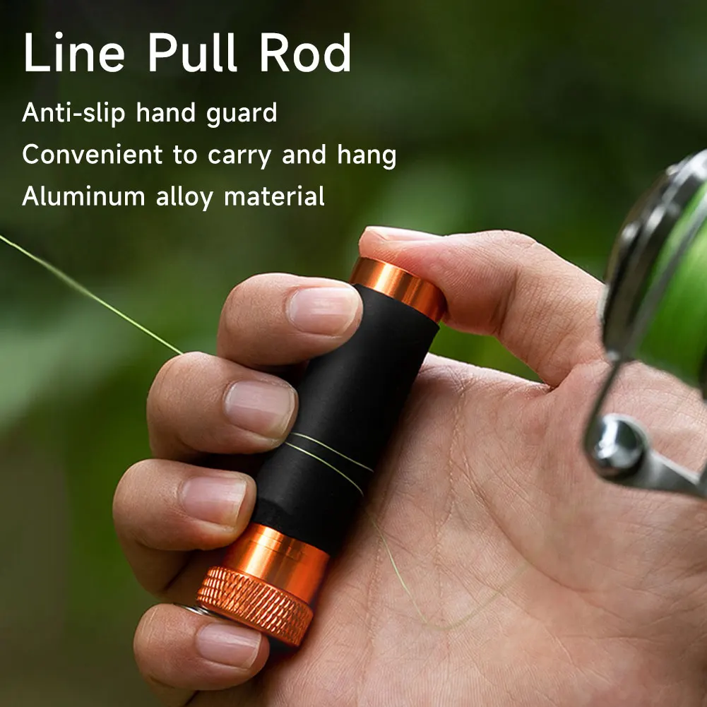 Fishing Pull Wire Rod Hanging Bottom Cable Puller Anti Slip Winding Pole Knot Tie Wire Front Line Knotter Fishline Binding Tools